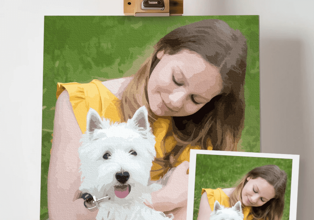 Geschenkidee für die Freundin: Personalisierte Malen-nach-Zahlen-Bilder