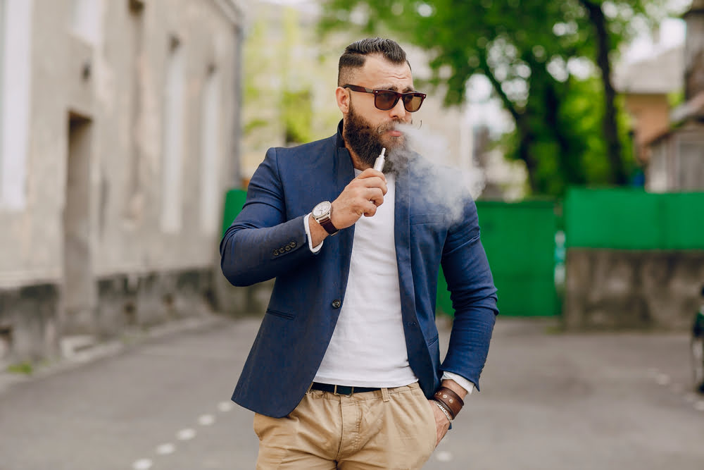 Vapen statt Zigarette rauchen