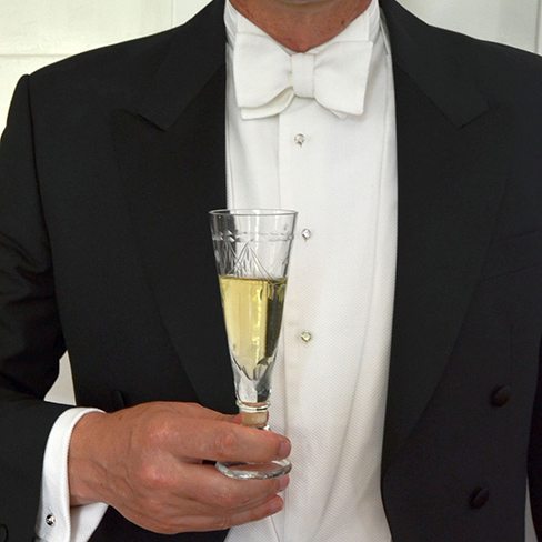 Welche Accessoires passen zum Black und White Tie?