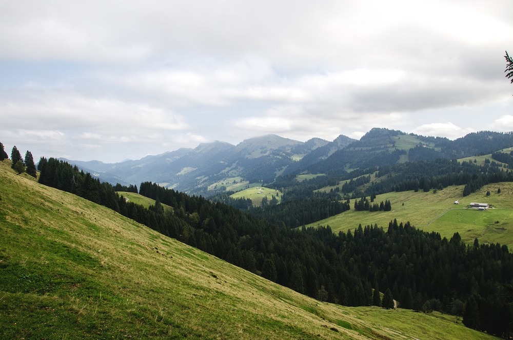 Nagelfluhkette im Allgäu