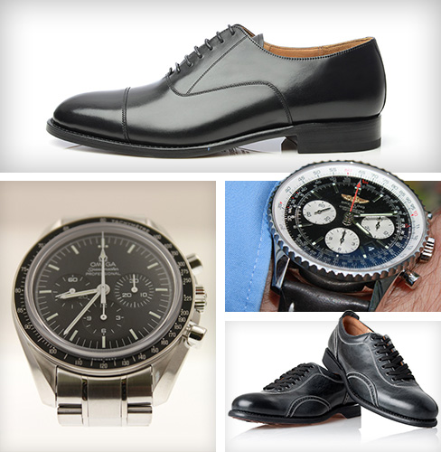 Welche Uhr passt zu welchem Schuh?
